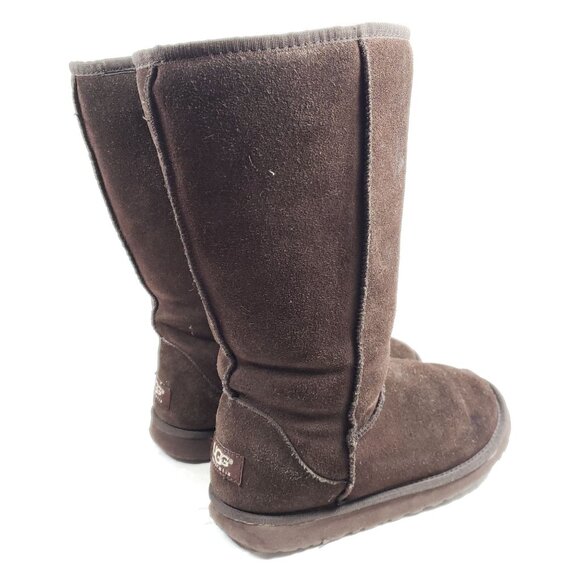 UGG Australia Women's Size 7 Brown Suede Leather Boots - Picture 4 of 10